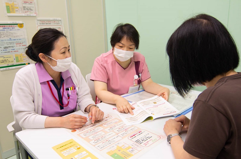 写真：がん相談の様子