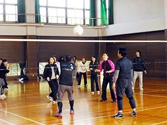 写真：試合中の様子