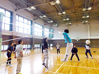 写真：試合中の様子