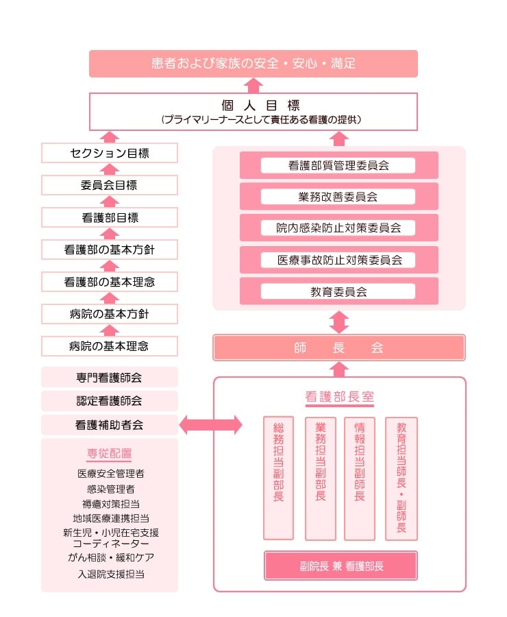 図：看護体制の概略図